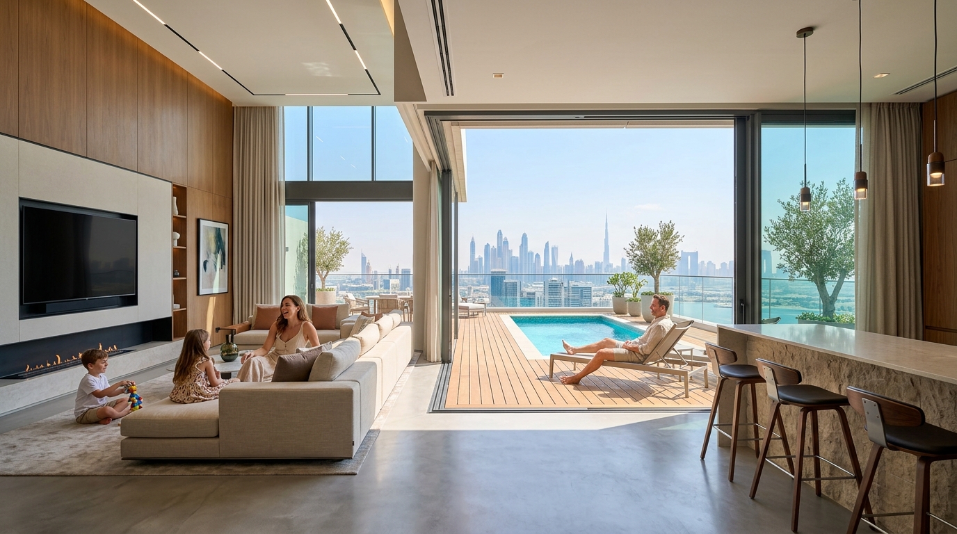 Penthouse Terminado con Familia